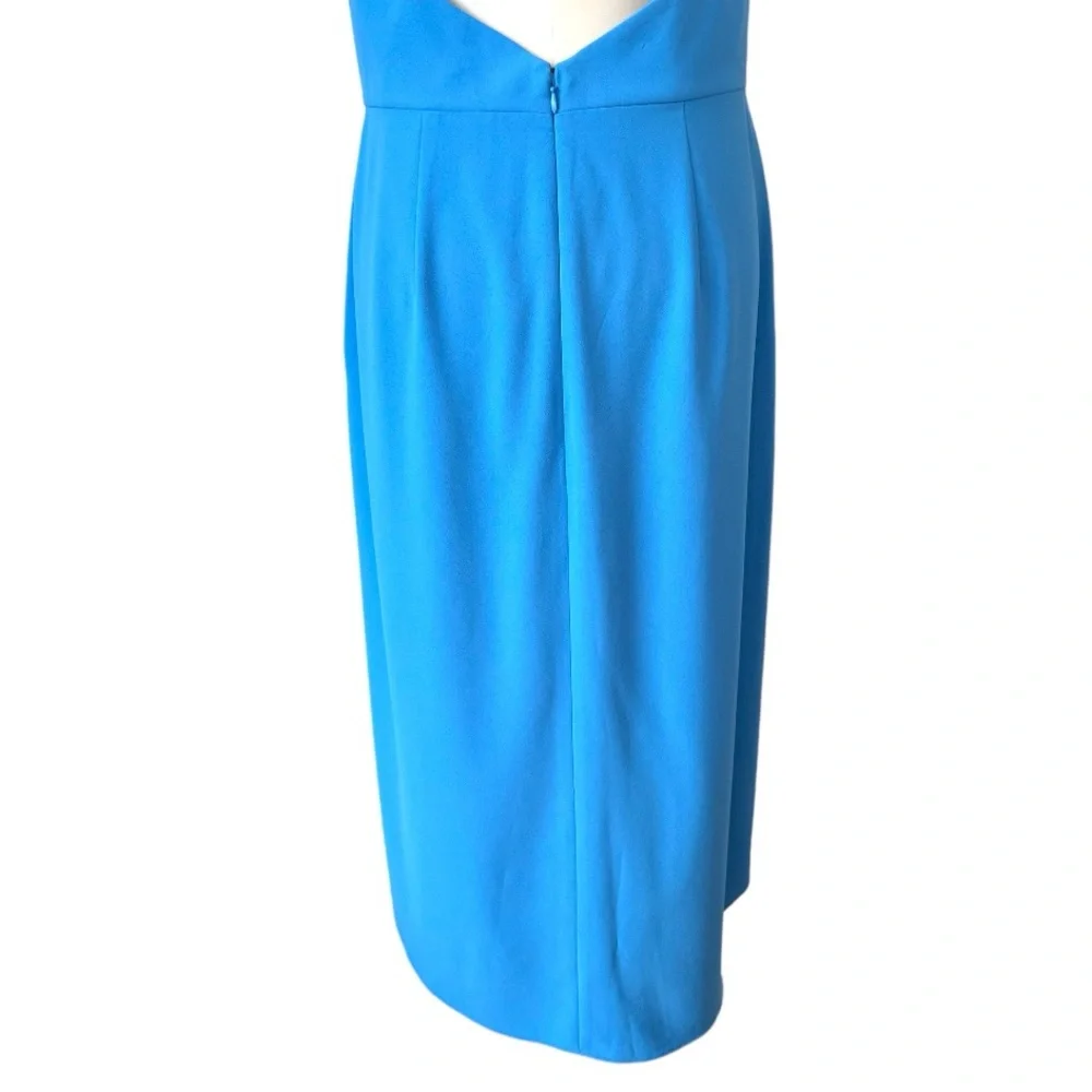 Alice & Olivia Blue Halter Kristy Dress size 12 - Picture 13 of 16